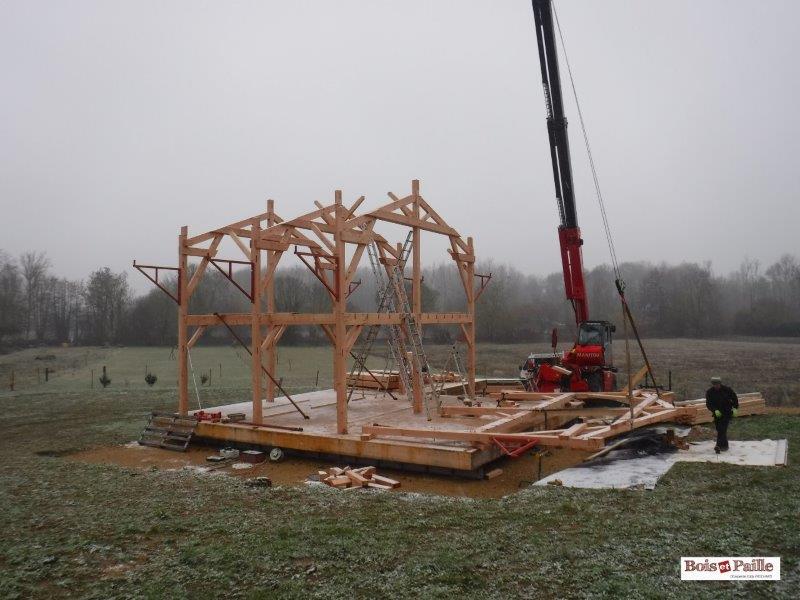 Maison en paille à Chasseneuil du Poitou (86)